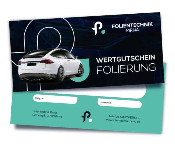 Gutschein für Kleinwagen