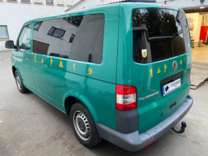 VW T5 Transporter mit 5% Lichtdurchlässigkeit