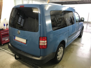 VW Caddy Lang Scheibentönung